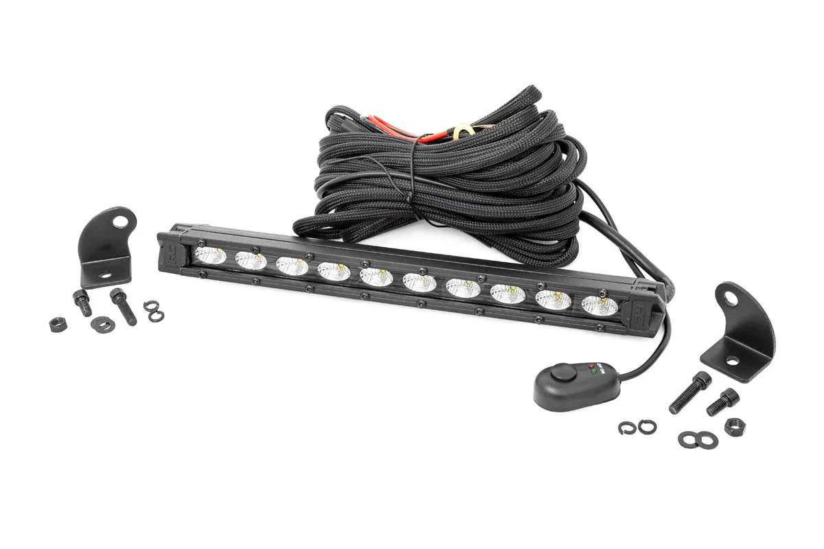 10-Inch Slimline Cree LED Light Bar Black Series Rough Country - 70411ABL - Image 3