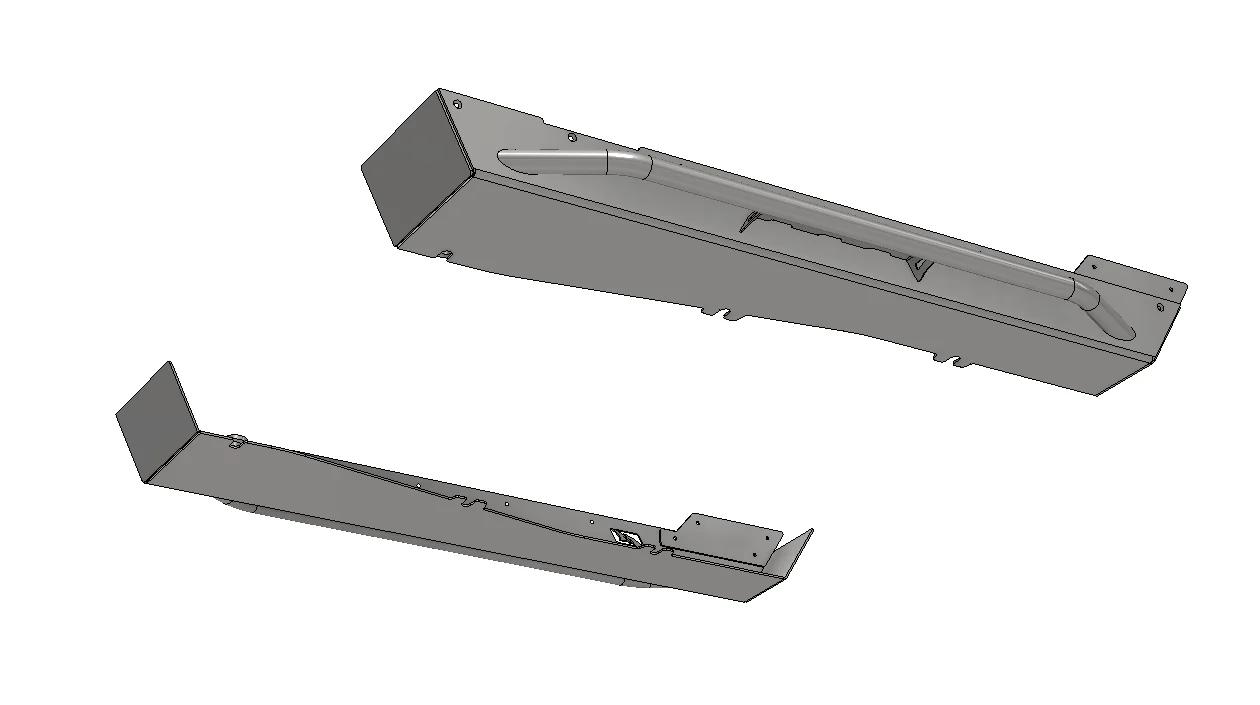 15 Inch Stretch Rockers w/Tube Step for Jeep YJ Motobilt - MB1177-S - Image 9