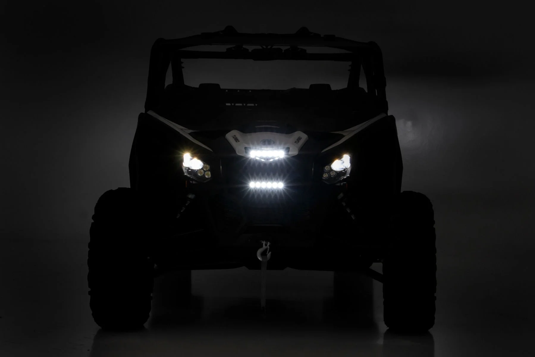 17-21 Can-Am Maverick X3 6-inch Slimline LED Grille Kit Rough Country - 97022 - Image 9