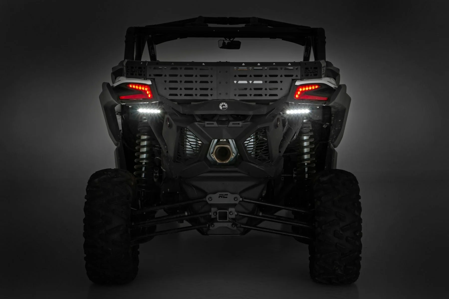 17-21 Can-Am Maverick X3 Rear Facing 6-Inch Slimline LED Kit Rough Country - 97026 - Image 3