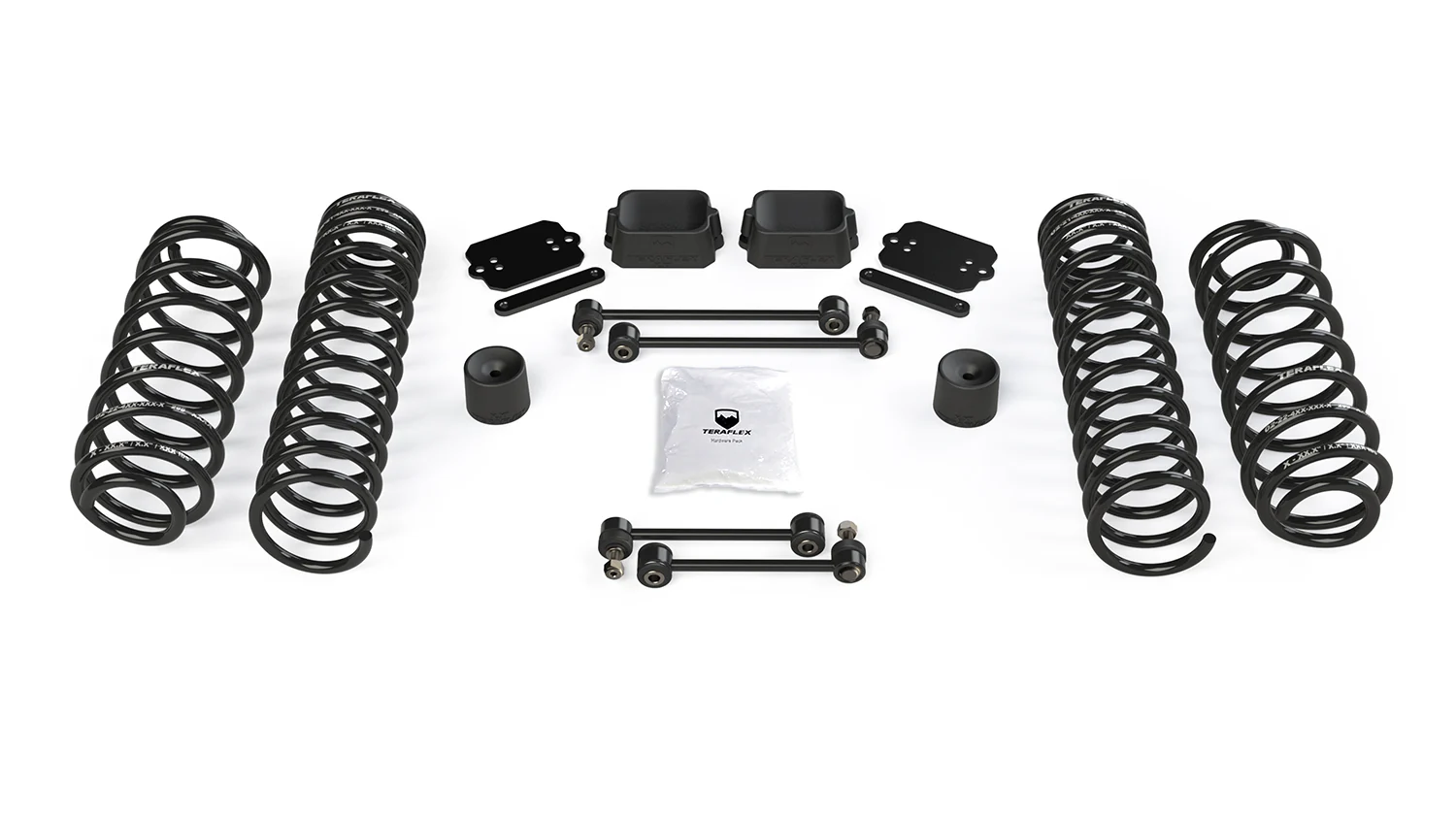 18-Up Wrangler JL 2 Door 2.5 Inch Coil Spring Base Lift Kit No Shocks TeraFlex - 1354202 - TeraFlex