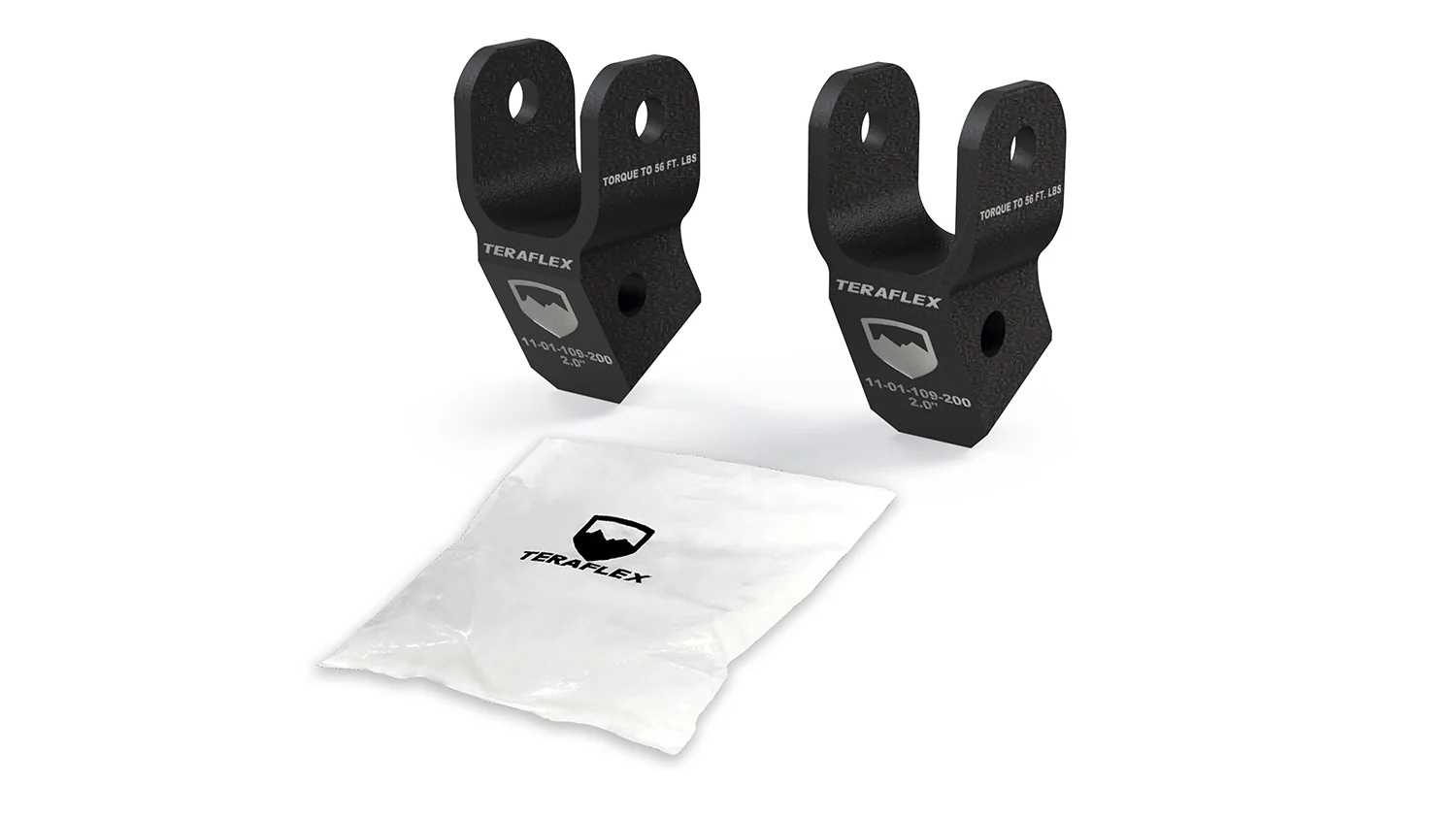 18-Up Wrangler JT/Gladiator 2 Inch Shock Extension Kit Front 2-2.5 Inch Lift TeraFlex - 1986250 - TeraFlex