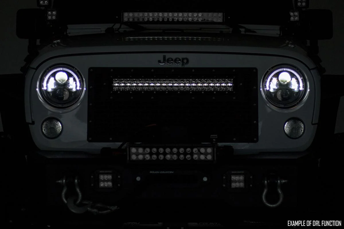 20 Inch CREE LED Light Bar Dual Row Black Series w/Cool White DRL Rough Country - 70920BD - Image 4