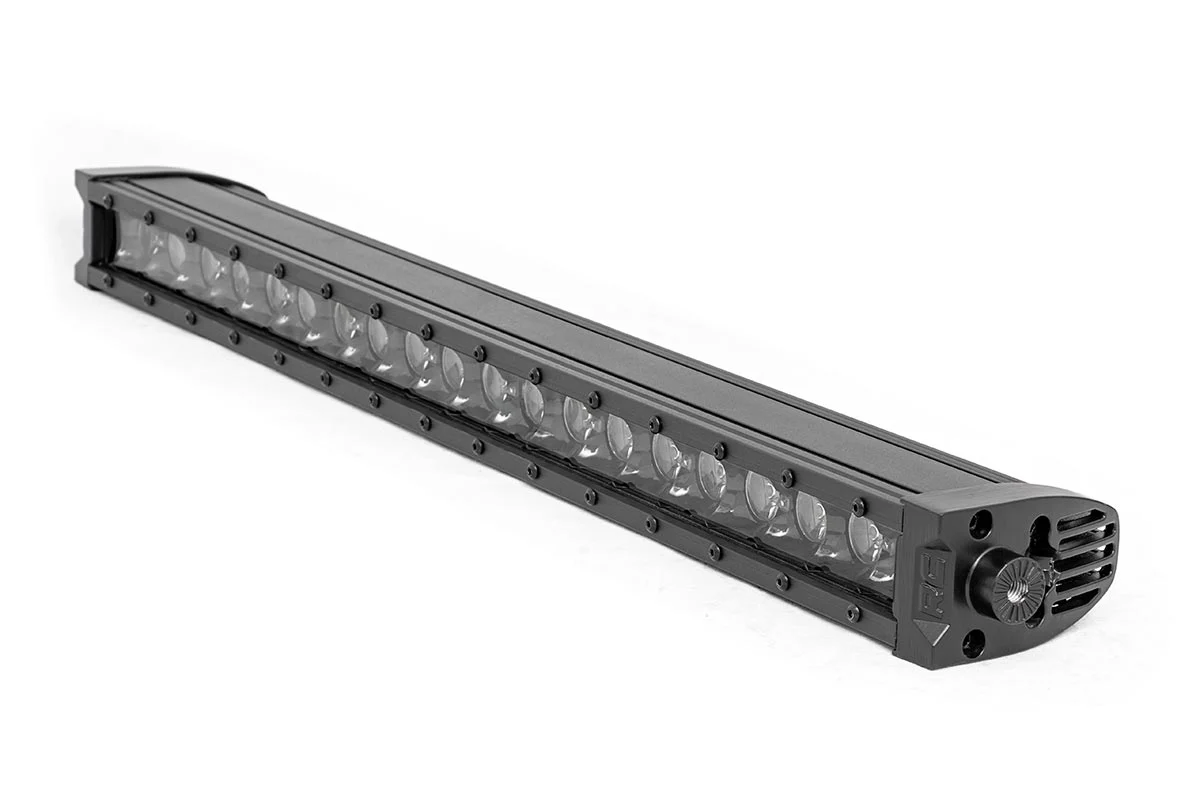 20 Inch CREE LED Light Bar Single Row Black Series w/Cool White DRL Rough Country - 70720BLDRL - Image 4