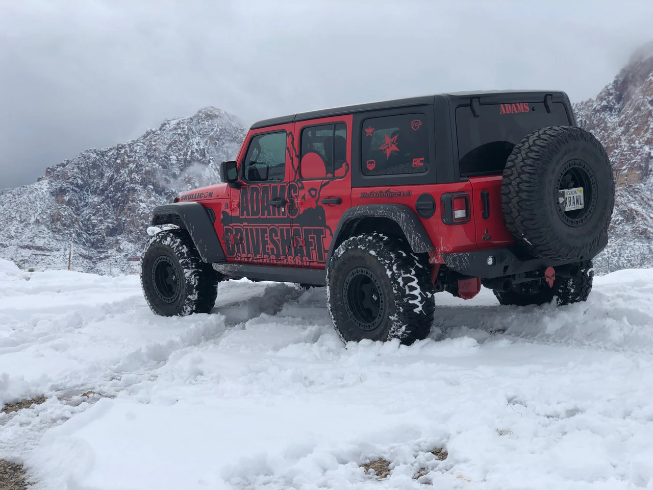 2018-Present Jeep Wrangler JL Rear 1350 Solid CV Driveshaft 2 Door Rubicon Pinion Yoke Style Adams Driveshaft - ASDJL-1350R-S2D-RUB - Image 3