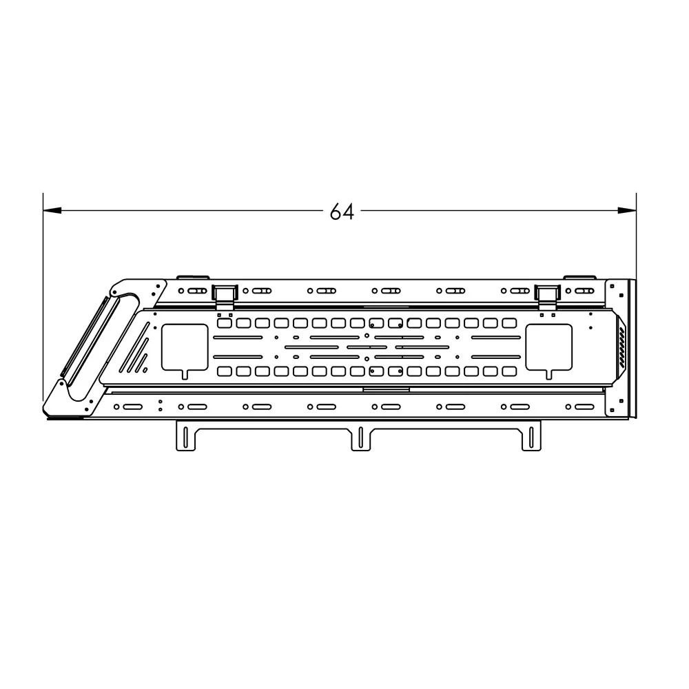2020-2023 Jeep Gladiator Overland Basic Rack Rock Slide Engineering - RK-100-JT1 - Image 6