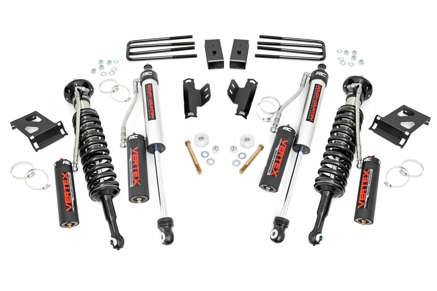 3.0 Inch Toyota Suspension Lift Kit Vertex w/ Vertex Shocks (05-20 Tacoma) Rough Country - 74550