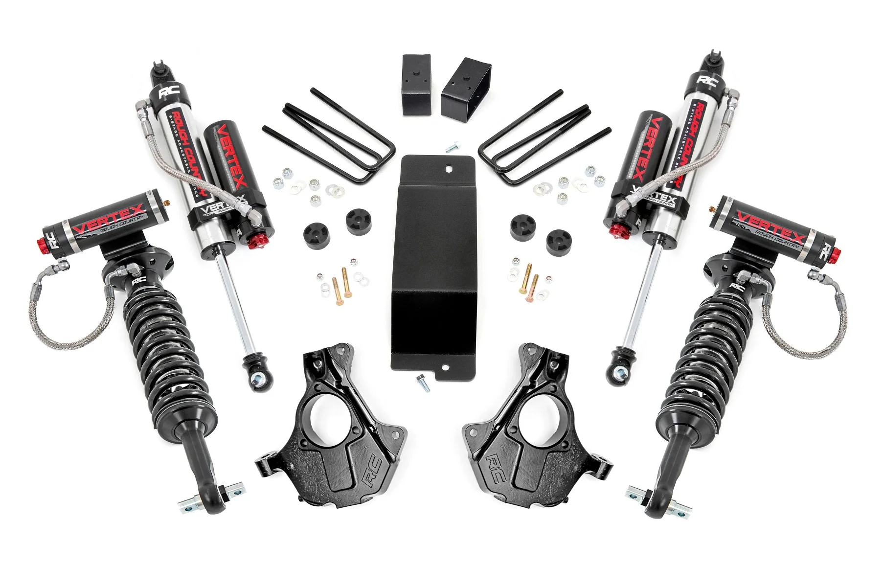 3.5 Inch GM Suspension Lift Knuckle Kit w/ Vertex (14-18 1500 PU 4WD Aluminum and Stamped Steel) Rough Country - 12150 - Image 6