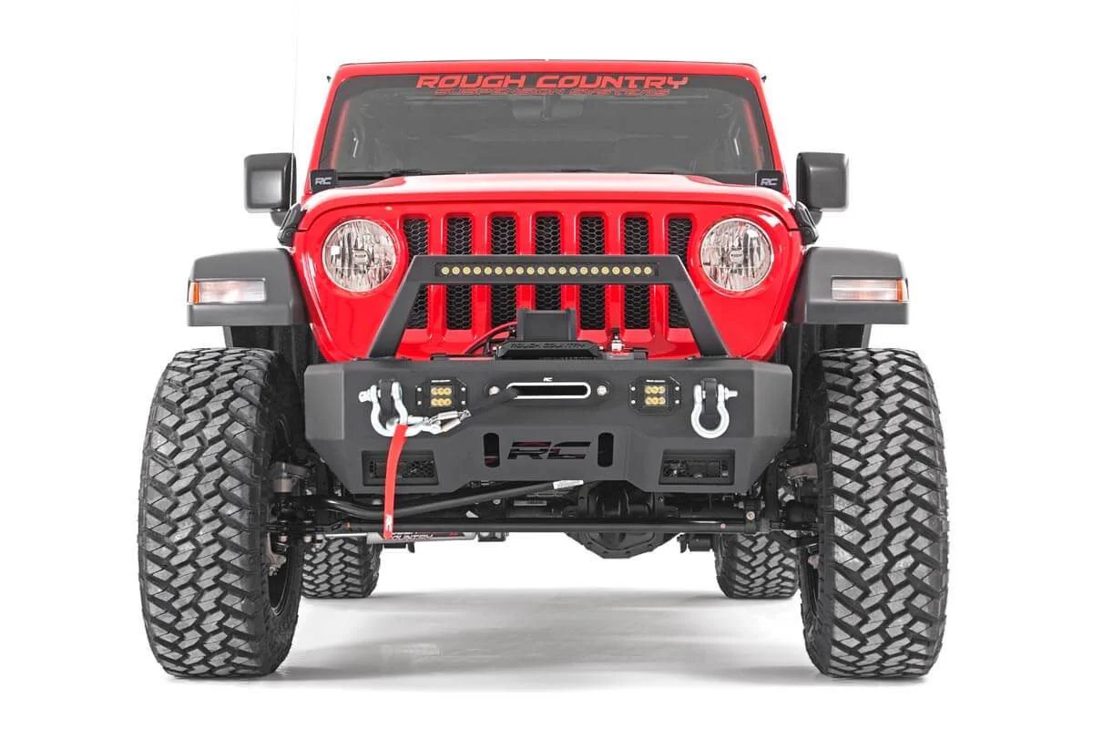 3.5 Inch Jeep Suspension Lift Kit Vertex Reservoir Stage 2 Coils & Adj. Control Arms 18-20 Wrangler JL Rubicon-2 Door Rough Country - 90950 - Image 2