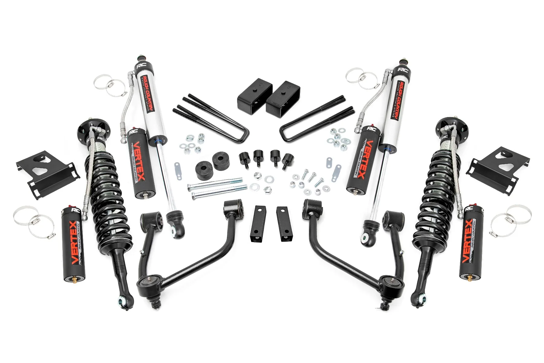 3.5 Inch Lift Kit Vertex 07-21 Toyota Tundra 4WD Rough Country - 76850 - Image 5