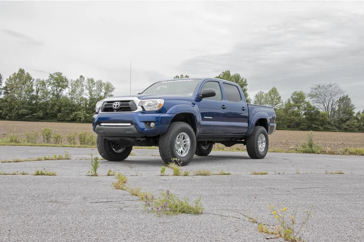 3 Inch Lift Kit Red Spacer w/N3 Shocks 05-21 Toyota Tacoma 2WD/4WD Rough Country - 74530RED - Image 15