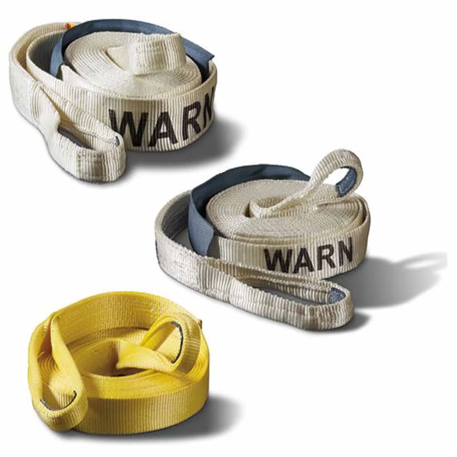 3 Inch Width x 30 Foot Length; Rated to 21600 Pounds; Yellow; Nylon Webbing - 88913