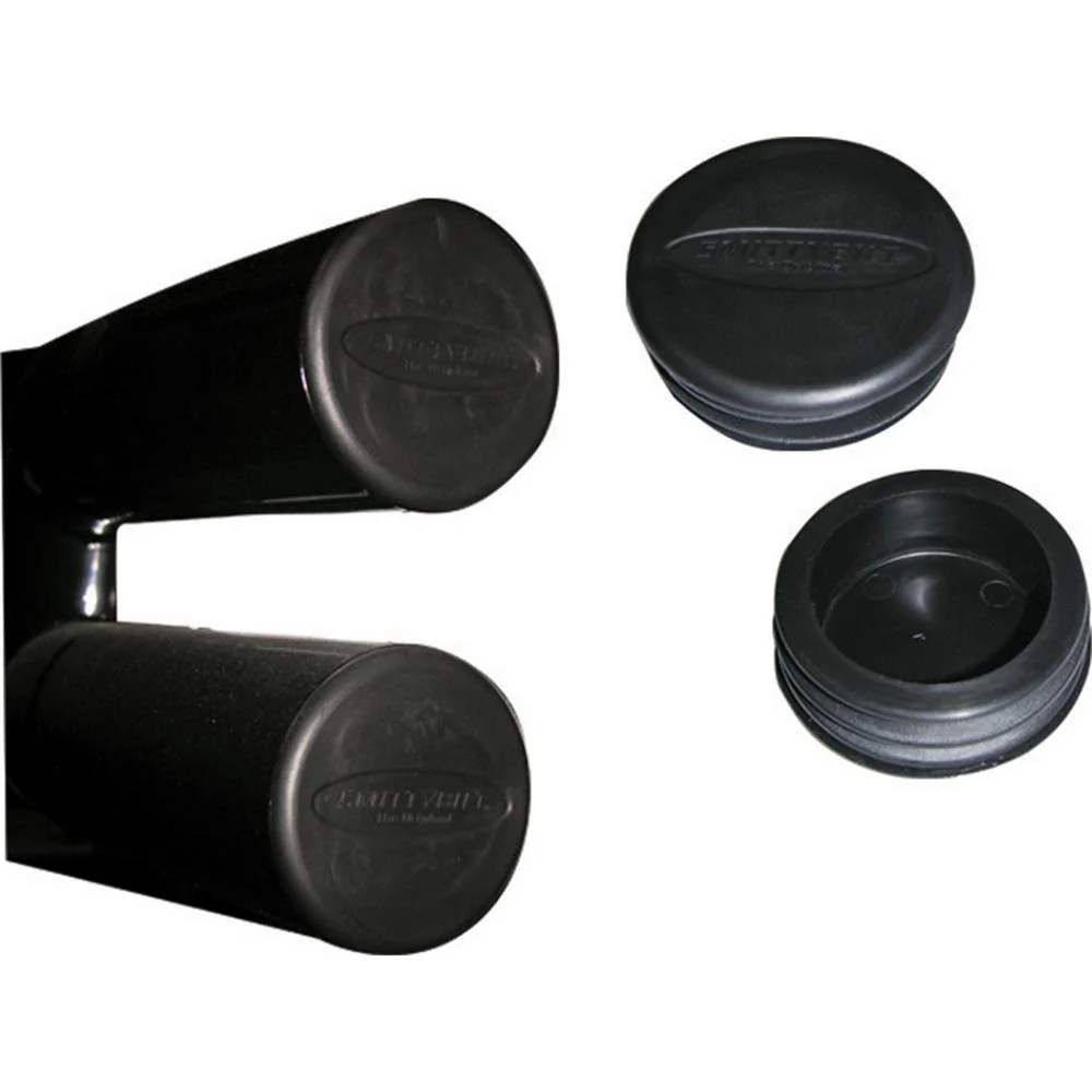 3" Tube Bumper End Cap Pair - Chrome