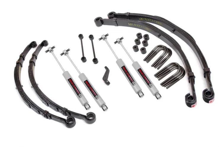 4 Inch Jeep Suspension Lift Kit 82-83 CJ 5 82-85 CJ 8 Scrambler 82-86 Jeep CJ 7 Rough Country - 67530