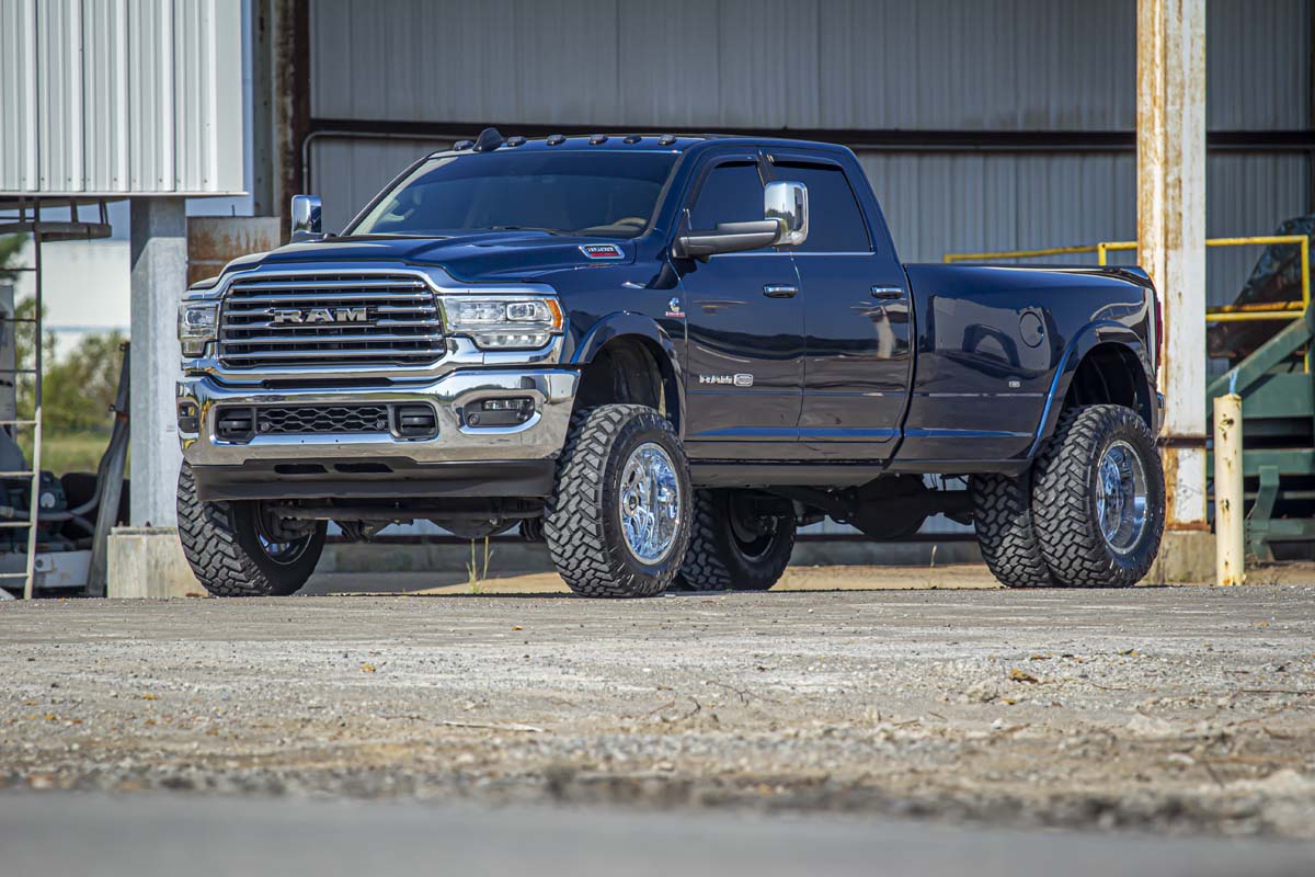 5.0 Inch Dodge Radius Arm Suspension Lift Kit (2020 Ram 3500 4WD Diesel, Air Ride, Dual Rear Wheels) Rough Country - 30930