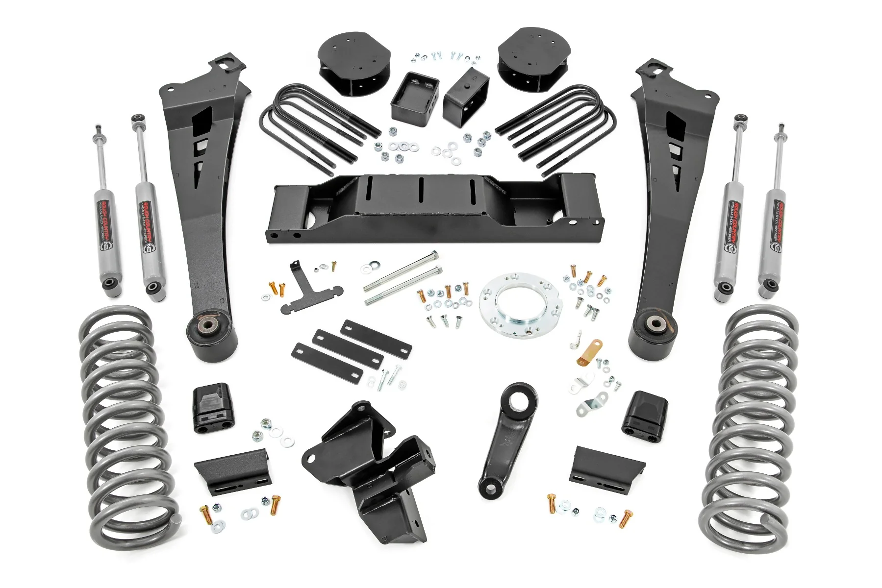 5.0 Inch Dodge Radius Arm Suspension Lift Kit (2020 Ram 3500 4WD Diesel, Air Ride, Dual Rear Wheels) Rough Country - 30930 - Image 23