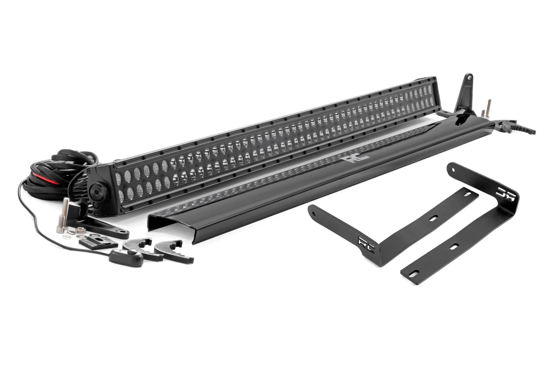 50 Inch Dual Row LED Light Kit Black Series Front Facing 14-22 Kubota RTV-X1100/RTV-X900 Diesel Rough Country - 98003 - Image 6