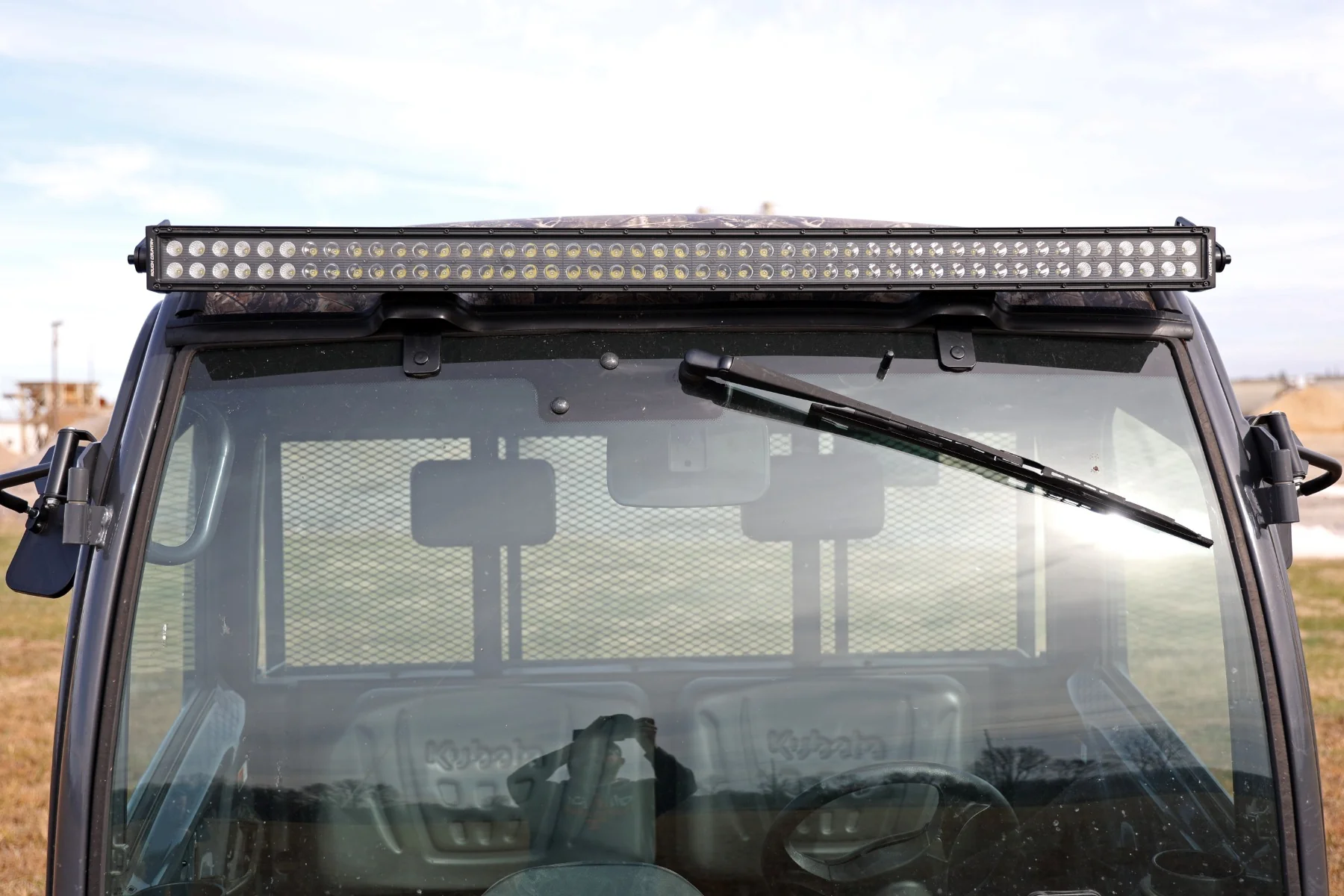 50 Inch Dual Row LED Light Kit Black Series with White DRL Front-Facing 14-22 Kubota RTV-X900/RTV-X1100 Diesel Rough Country - 98005 - Image 10