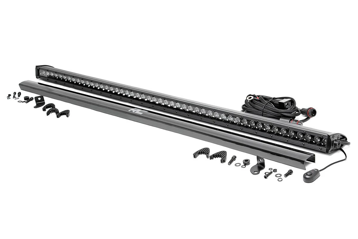 50 Inch Straight CREE LED Light Bar Single Row Black Series Rough Country - 70750BL