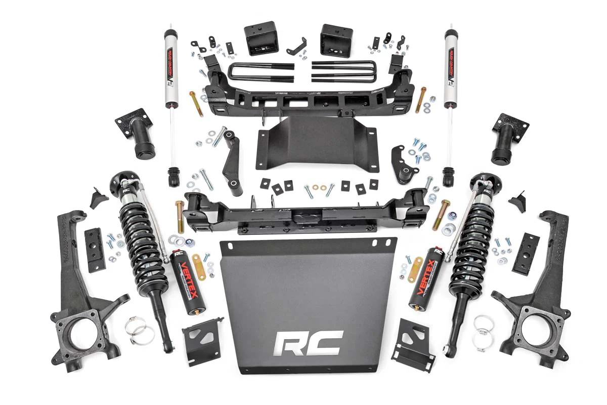 6.0 Inch Toyota Suspension Lift Kit w/ Vertex Coilovers and V2 Shocks (16-20 Tacoma 4WD/2WD) Rough Country - 75857 - Image 5