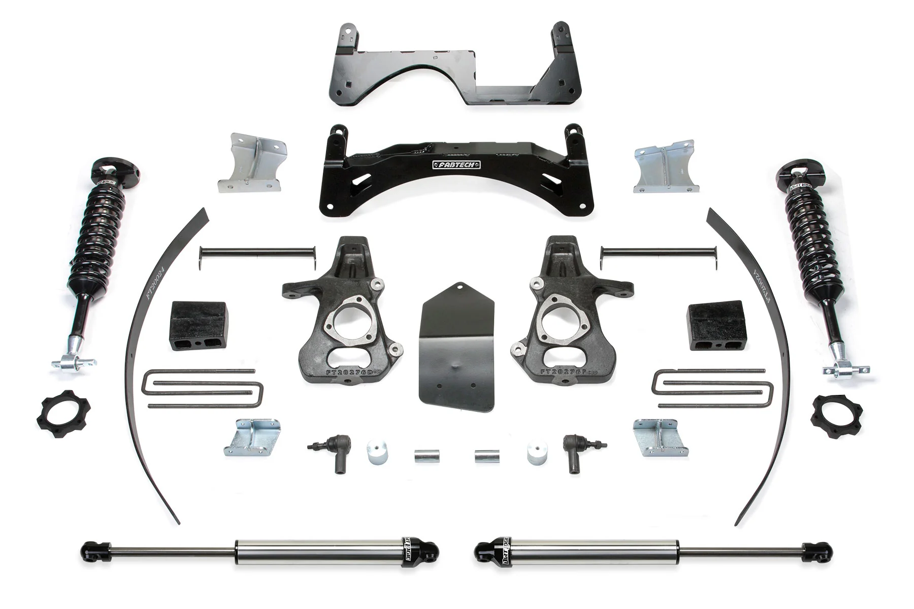 6" BASIC SYS W/ DL 2.5 & 2.25 14-18 GM C/K1500 P/U W/ OE ALM OR STMP STL UCA. - K1068DL
