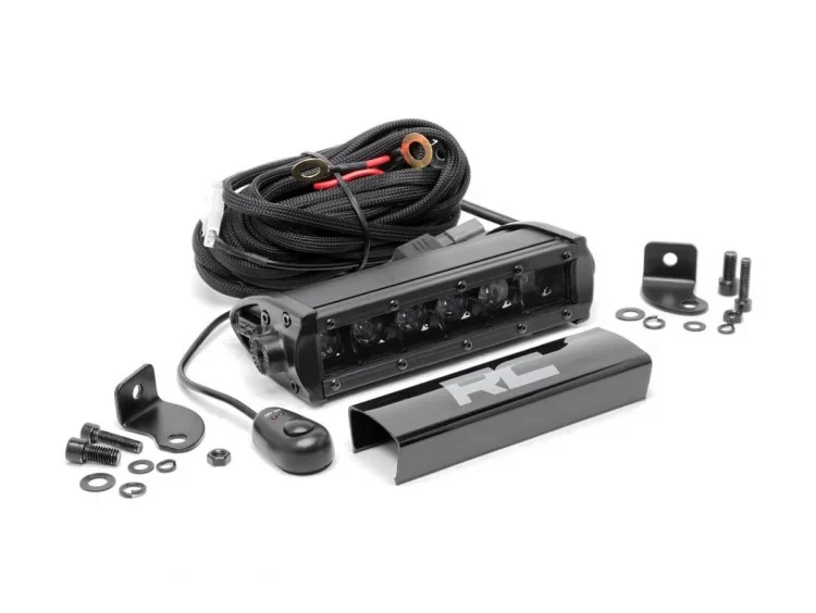 6 Inch CREE LED Light Bar Single Black Series Rough Country - 70707BL - Image 2