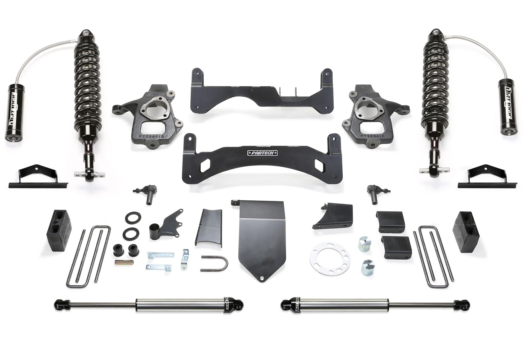6" PERF SYS G2 W/DL 2.5 & 2.25 14-18 GM C/K1500 P/U W/ OE ALM OR STMP STL UCA. - K1113DL