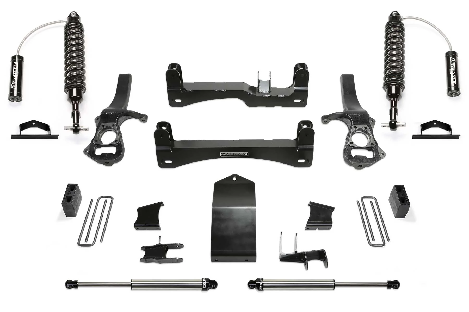 6" PERF SYS W/DL 2.5 RESI & 2.25 2019-22 GM K1500 P/U. - K1134DL