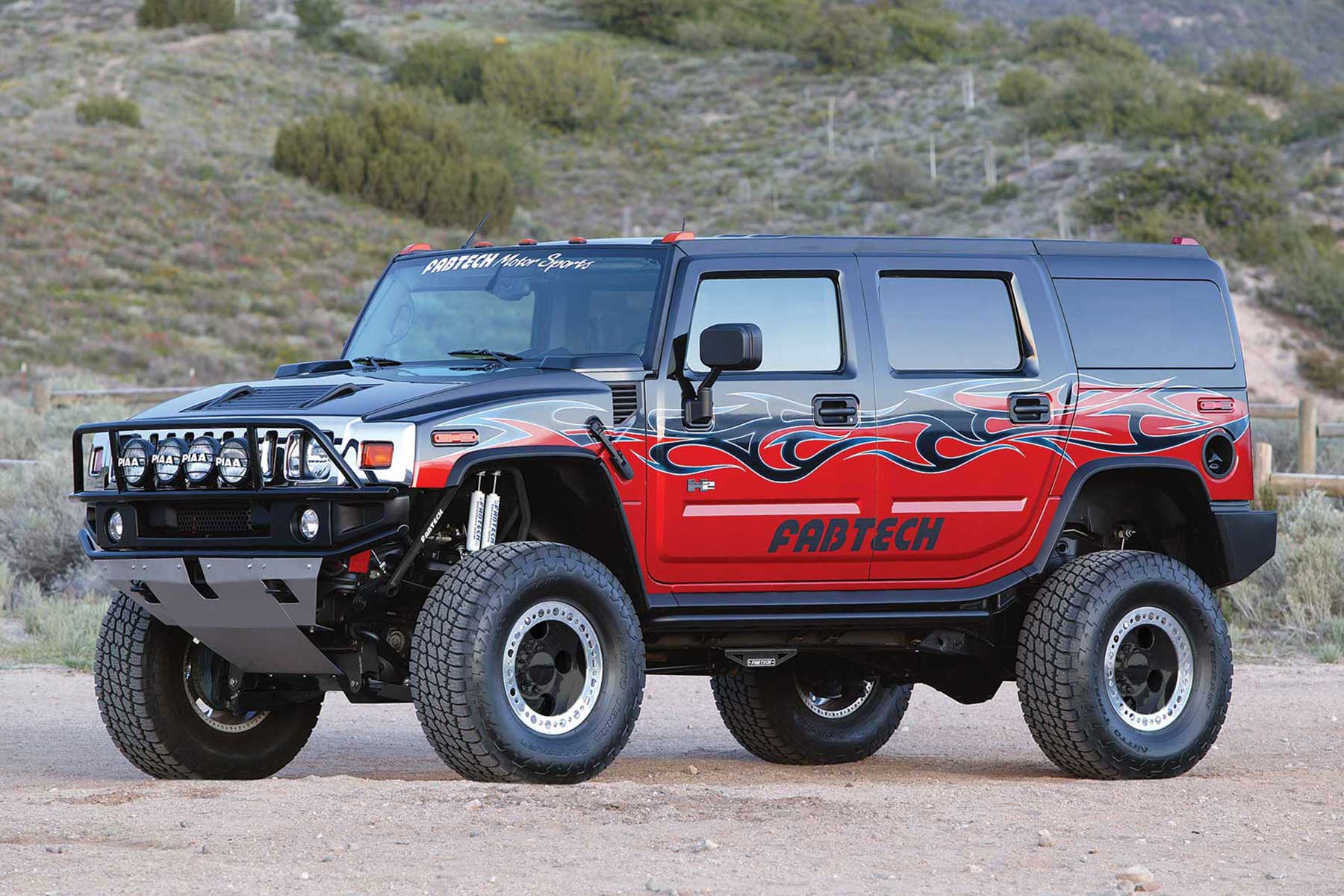 6" PERF SYS W/DLSS SHKS 03-08 HUMMER H2 SUV/SUT 4WD W/RR COIL SPRINGS. - K5000DL - Image 2