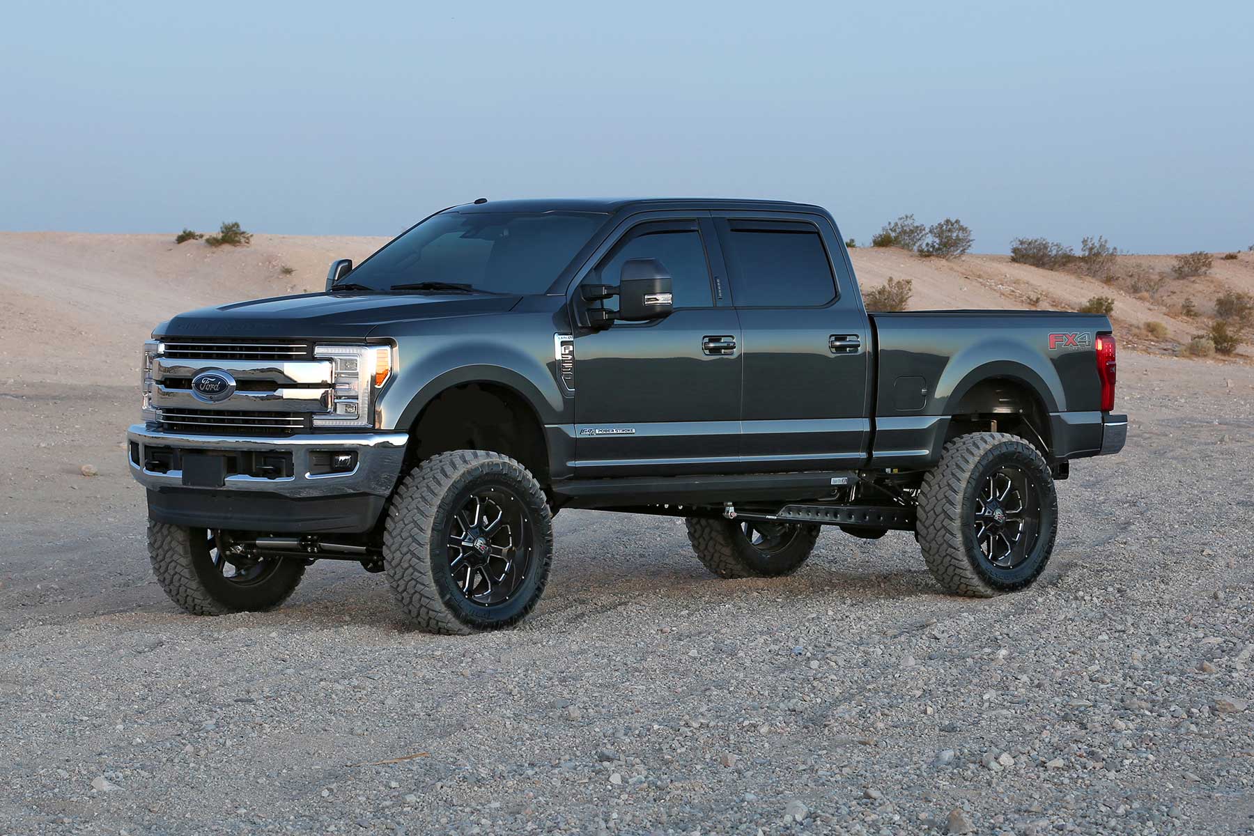 8" 4LINK SYS W/COILS & DL RESI SHKS 17-21 FORD F250/F350 4WD DIESEL. - K2298DL - Image 2