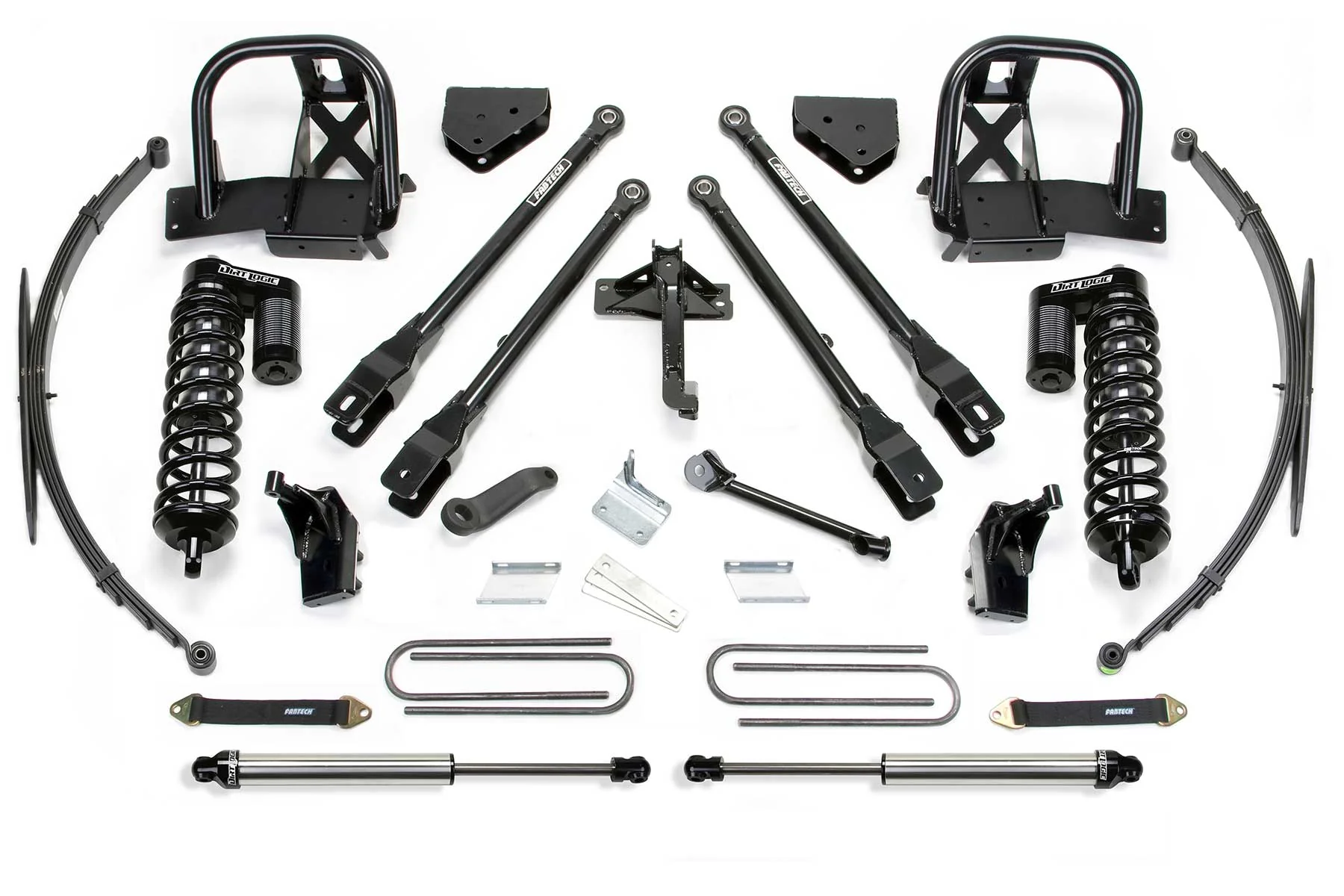8" 4LINK SYS W/DLSS 4.0 C/O& RR LF SPRNGS & RR DLSS 2011-16 FORD F250/350 4WD. - K2144DL
