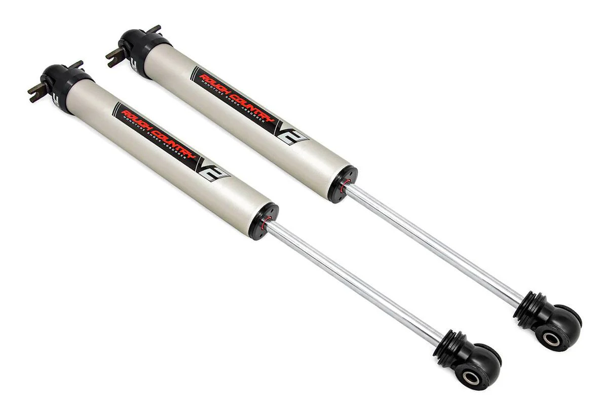 91-04 GMC Sonoma V2 Rear Monotube Shocks Pair 6-8 Inch Rough Country - 760790_J - Image 2