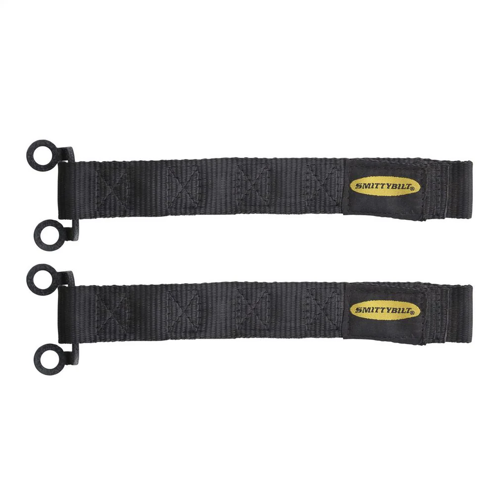 Adjustable Door Strap Pair - Black - Image 2