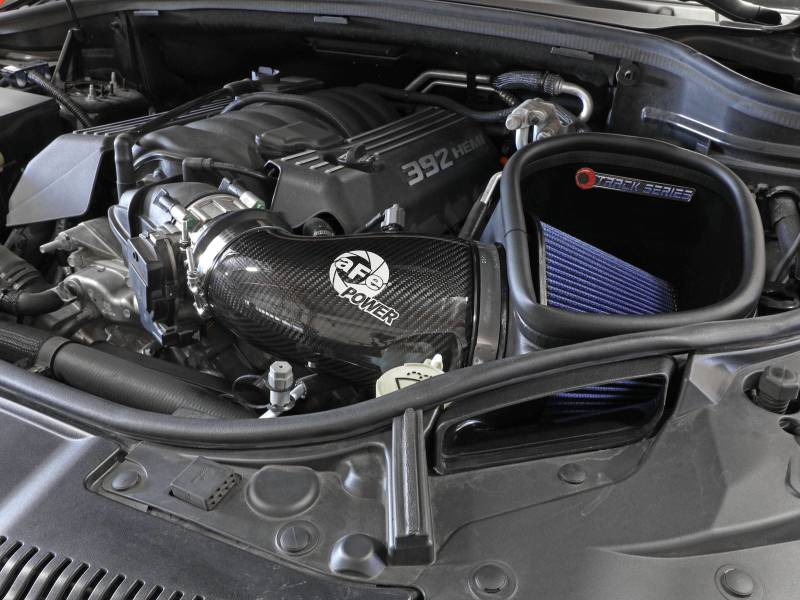 aFe 12-21 Jeep Grand Cherokee 6.4L Track Series Carbon Fiber Cold Air Intake System w/Pro 5R Filter - Image 2