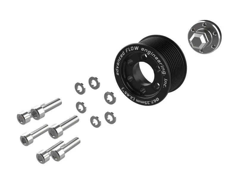aFe 15-23 Dodge Challenger / 15-23 Dodge Charger SRT Hellcat 2.65in Supercharger Power Pulley Kit - Image 7