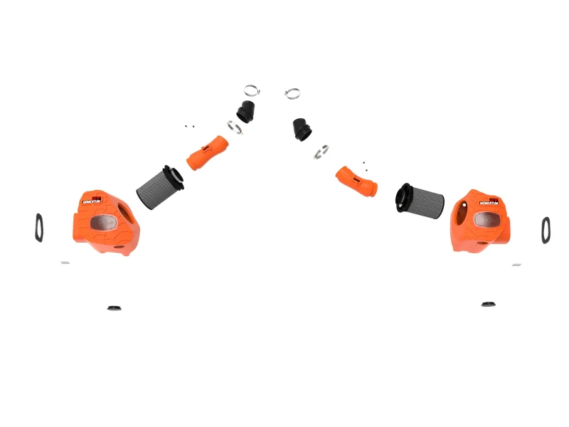 aFe 2022 Toyota Tundra V6-3.5L (tt) Momentum GT Cold Air Intake System w/ Pro 5R Filter - Orange - Image 4