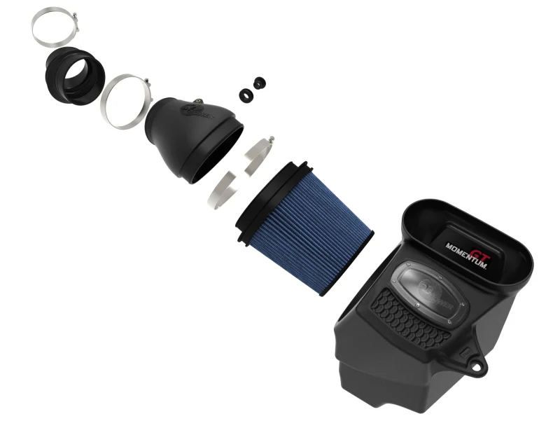 aFe 21 Jeep Wrangler 392 JL V8-6.4L Momentum GT Cold Air Intake System w/ Pro 5R Filter - Image 7