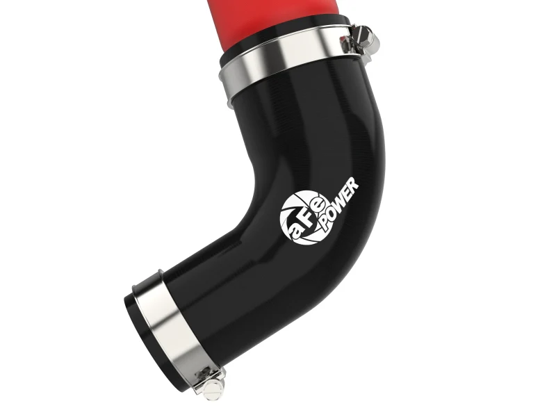 aFe 23-24 Toyota Sequoia V6-3.4L Hybrid BladeRunner 2.5in Aluminum Hot Charge Pipe - Red - Image 4
