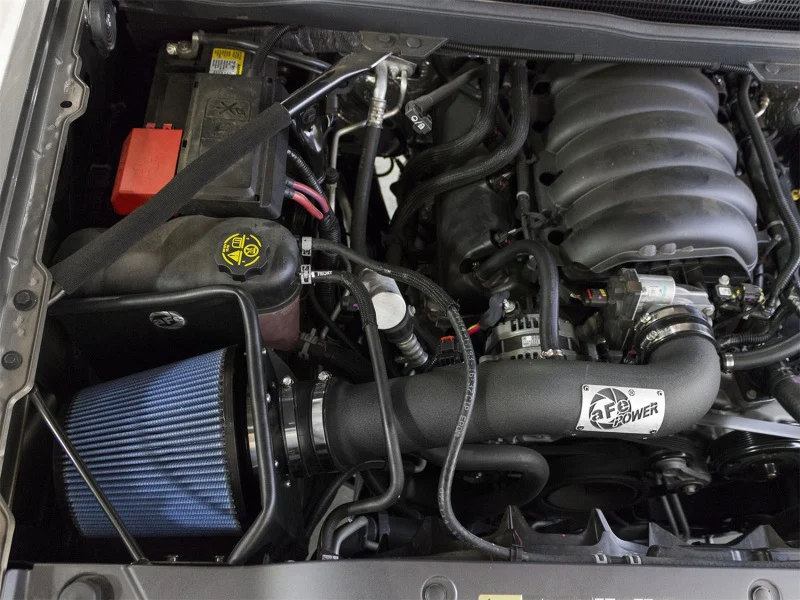 aFe MagnumFORCE Stage-2 PRO 5R CAI 14-17 GM Silverado/Sierra 1500 5.3L/6.2L w/Electric Fan - Image 2