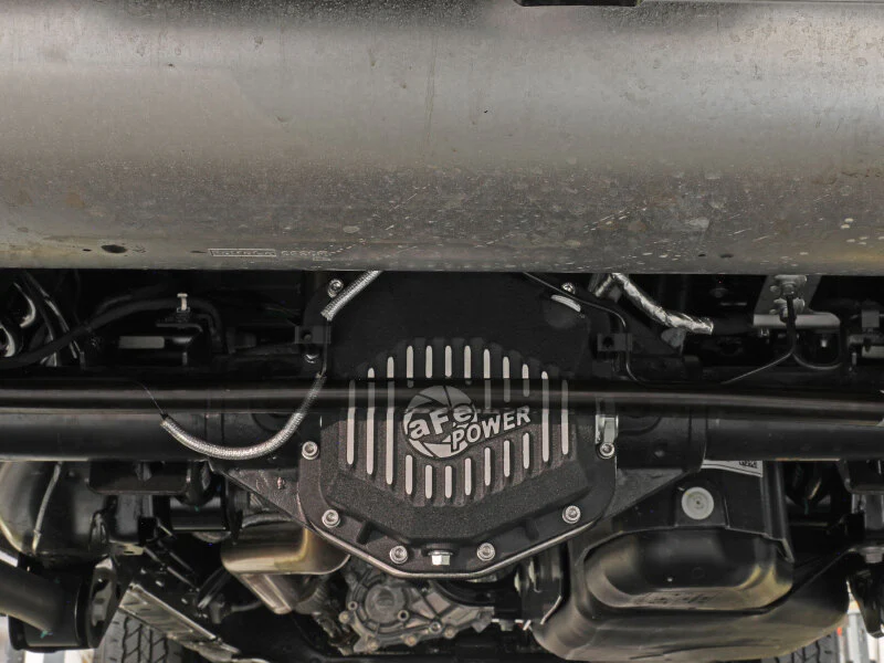 aFe POWER 2021 Ford Bronco w/ Dana M220 Differential Cover Black Street Series w/ Machined Fins - Image 2
