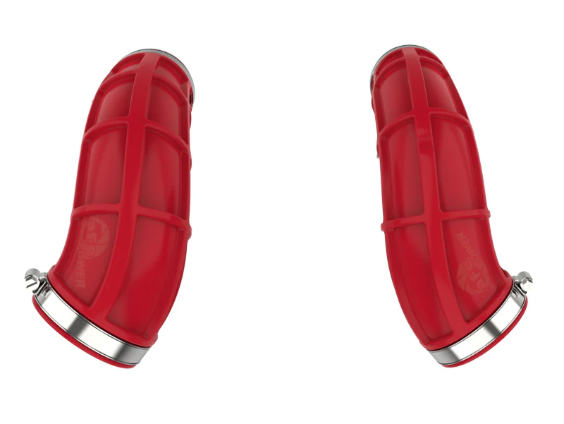 aFe Power 22-24 Toyota Land Cruiser (J300) / 22-24 Toyota Tundra V6-3.4L (tt) Red Turbo Inlet Pipes - Image 6