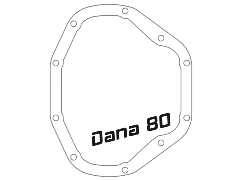 aFe Rear Differential Cover (Raw; Street Series); Dodge Diesel Trucks 94-02 L6-5.9L (td) - Image 2