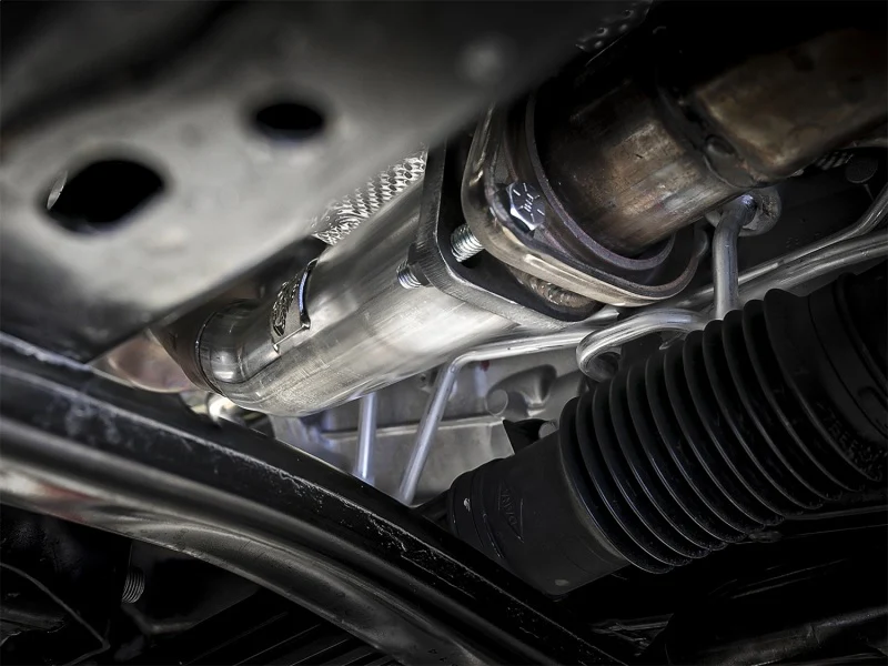 aFe Twisted Steel 2in Stainless Steel Loop Delete Down-Pipe 2018+ Jeep Wrangler (JL) V6 3.6L - Image 2