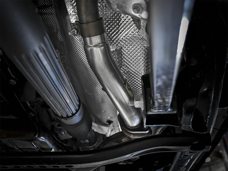 aFe Twisted Steel 2in Stainless Steel Loop Delete Down-Pipe 2018+ Jeep Wrangler (JL) V6 3.6L - Image 3