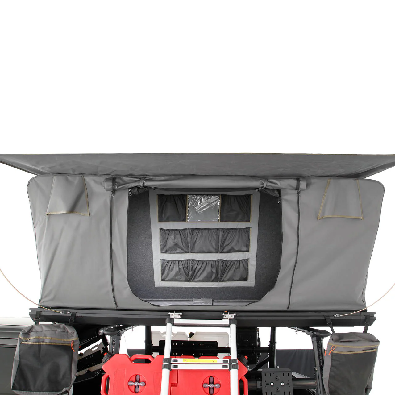 Aluminum Clam Shell Roof Top Tent Sidewinder Side Opening Overland Vehicle Systems - 18109901 - Image 16