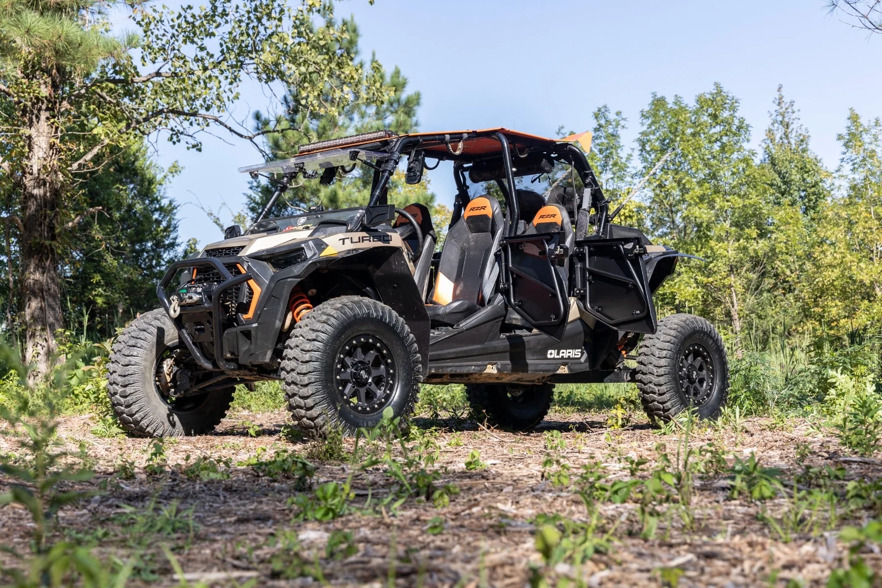 Aluminum Lower Half Doors Rear Polaris RZR XP 4 1000 (14-21) Rough Country - 93121 - Image 5