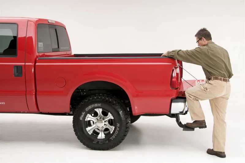 AMP Research 1999-2016 Ford F-250/350/450 BedStep - Black - Image 2