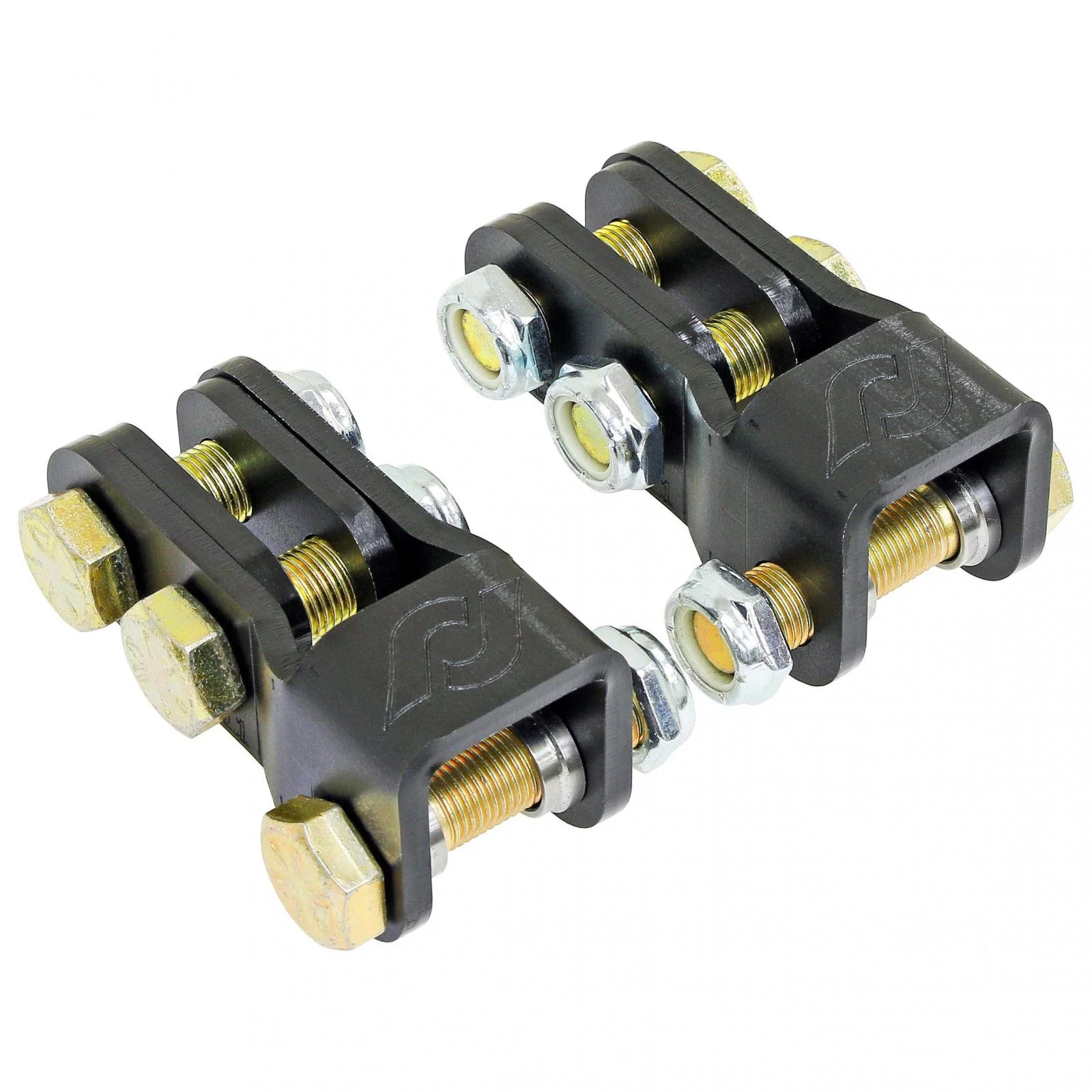 Antirock Double Shear End Link Bracket Kit Extends Arm Length 1.5 Inch Allows up to 1.25 Inch Link Offset Hardware Included Pair RockJock 4x4 - RJ-201000-101
