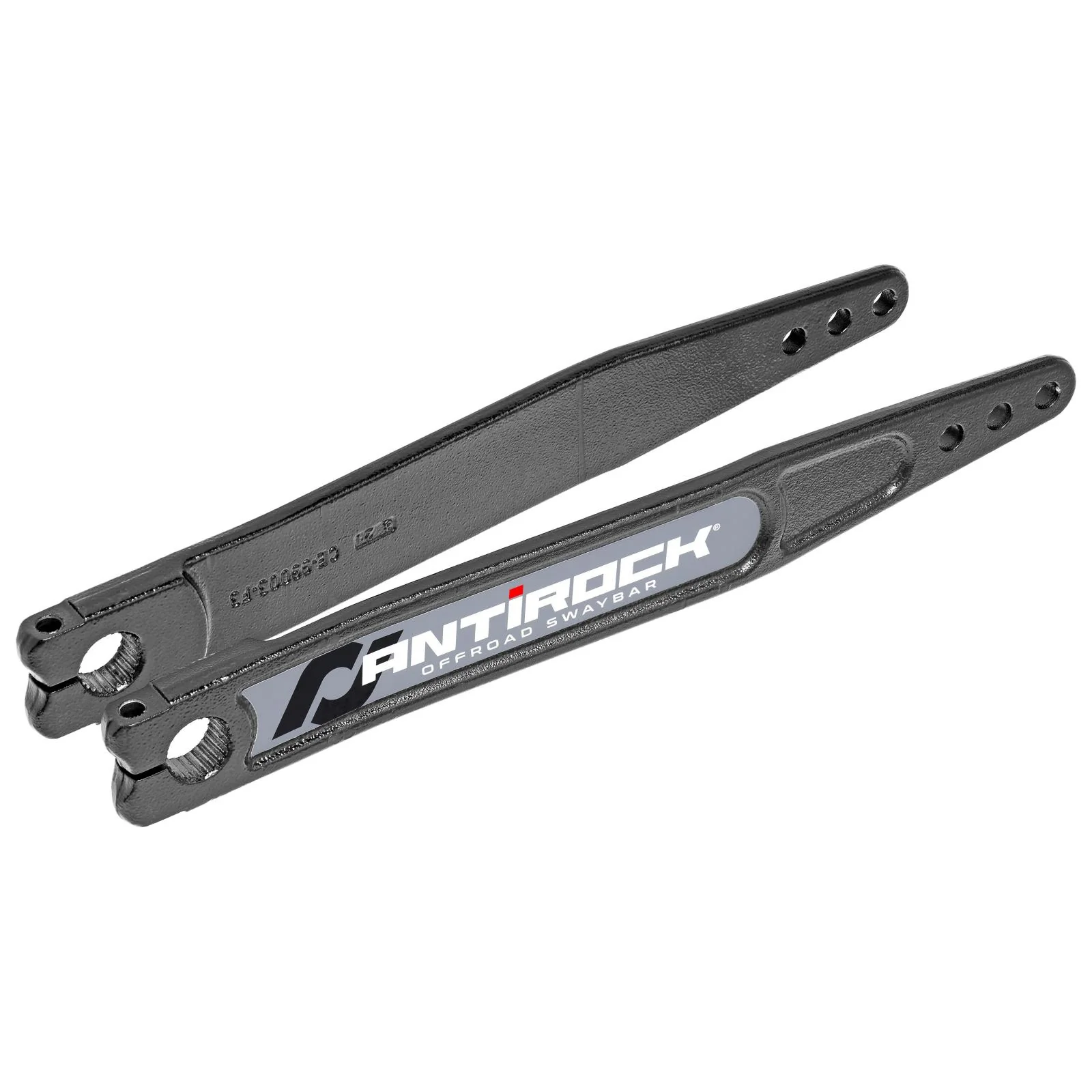 Antirock Forged Chromoly Sway Bar Arms 18 Inch Long x 25 Spline .69 Inch Offset Bend Incl. Stickers Pair RockJock 4x4 - RJ-282200-101