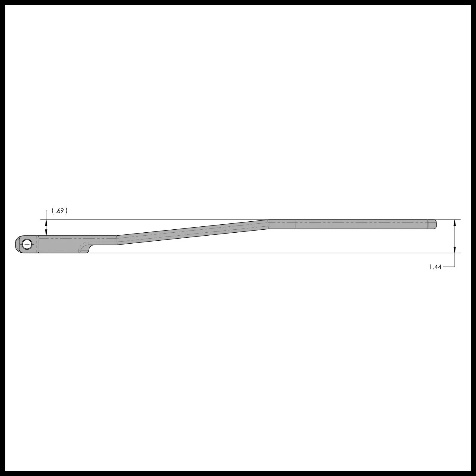 Antirock Forged Chromoly Sway Bar Arms 18 Inch Long x 25 Spline .69 Inch Offset Bend Incl. Stickers Pair RockJock 4x4 - RJ-282200-101 - Image 2